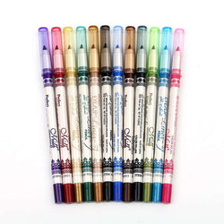 12 Colors Eyeliner Highlighter Eye Shadow Pen