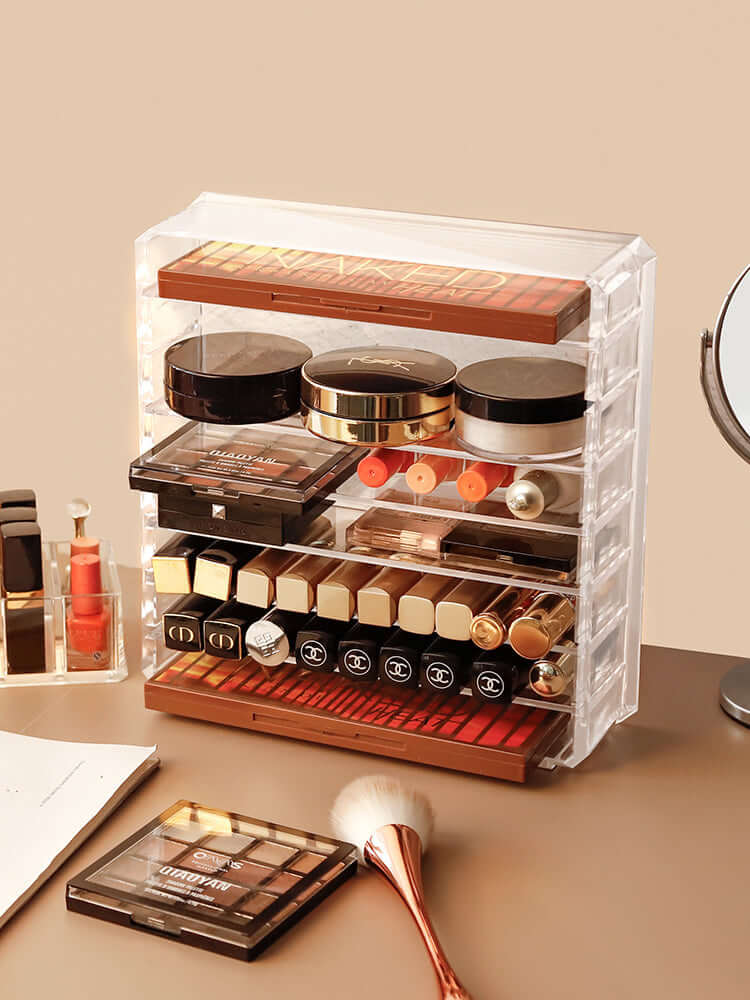 Powder eye shadow storage box